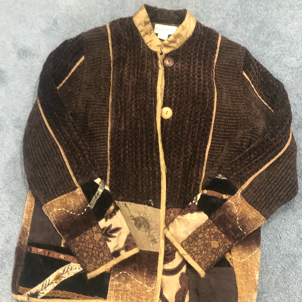 Lovely Lined Flashback Button Front Jacket S - image 1